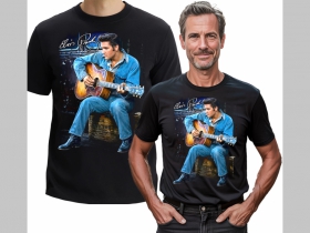 Elvis Presley čierne p&aacute;nske tričko materi&aacute;l 100% bavlna